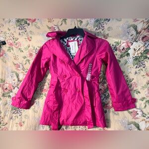 London Fog Fuchsia Kids Raincoat